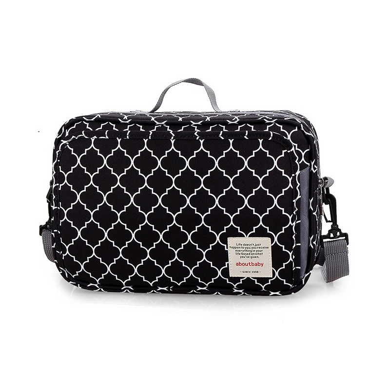 Little Story Baby Diaper Changing Clutch Kit-Black