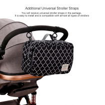 Little Story Baby Diaper Changing Clutch Kit-Black