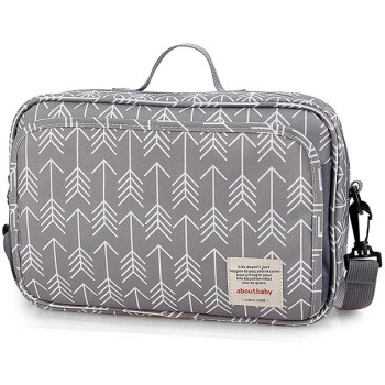 Little Story Baby Diaper Changing Clutch Kit-Melange Grey