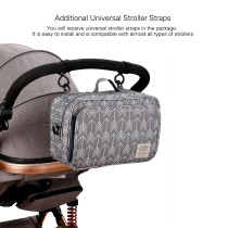 Little Story Baby Diaper Changing Clutch Kit-Melange Grey