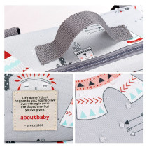 Little Story Baby Diaper Changing Clutch Kit-Polar Bear Grey