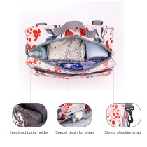 Little Story Baby Diaper Changing Clutch Kit-Floral Pink