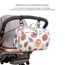 Little Story Baby Diaper Changing Clutch Kit-Fruity White