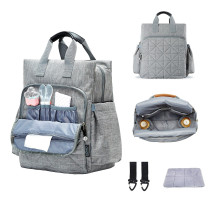 Little Story Styler Diaper Backpack - Grey