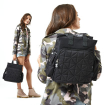 Little Story Styler Diaper Backpack - Black