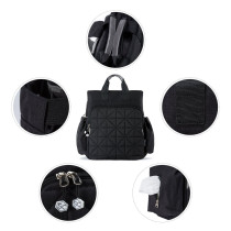 Little Story Styler Diaper Backpack - Black