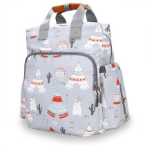 Little Story Styler Diaper Backpack - Polar Bear Grey