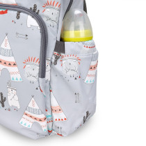 Little Story Styler Diaper Backpack - Polar Bear Grey