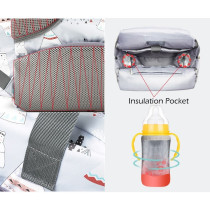 Little Story Styler Diaper Backpack - Polar Bear Grey