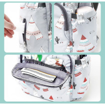 Little Story Styler Diaper Backpack - Polar Bear Grey