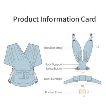 Sunveno Adjustable Baby Wrap Carrier Sling - Grey