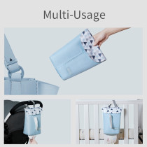 Sunveno Diaper Tissue Organizer Bag - Blue