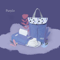 Sunveno Diaper Tissue Organizer Bag - Purple