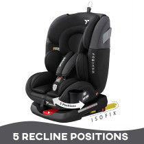 Teknum Evolve 360Â° Car Seat 0-12yrs Black with Isofix