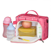 Sunveno Multipurpose Lunch Bottle Bag - Pink