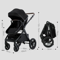 Teknum Compacto Travel System - Black