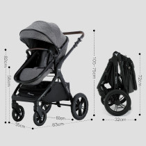 Teknum Compacto Travel System - Grey