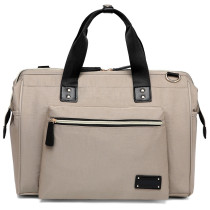 Little Story Zera Mom Dad Diaper Bag-Beige