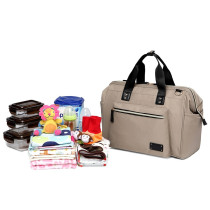 Little Story Zera Mom Dad Diaper Bag-Beige