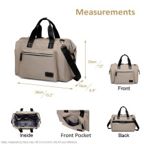 Little Story Zera Mom Dad Diaper Bag-Beige