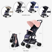 Teknum - Yoga Lite Stroller - Pink