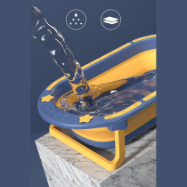 Eazy Kids Folding Bath Tub-Blue