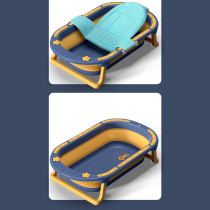 Eazy Kids Folding Bath Tub-Blue