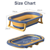 Eazy Kids Folding Bath Tub-Blue