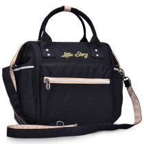 Little Story Ace Diaper Bag - Black