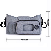 Little Story Stroller Diaper Organizer Bag-Grey