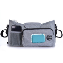 Little Story Stroller Diaper Organizer Bag-Grey