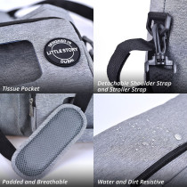 Little Story Stroller Diaper Organizer Bag-Grey