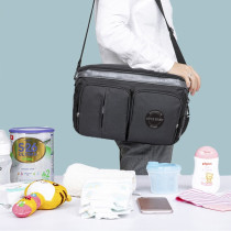 Little Story Stroller Organizer Travel Bag-Black