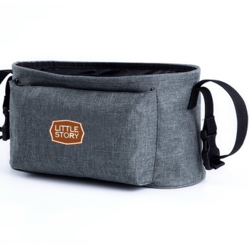Little Story Bronx Stroller Organizer-Grey