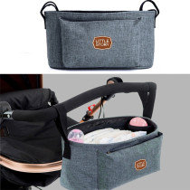 Little Story Bronx Stroller Organizer-Grey