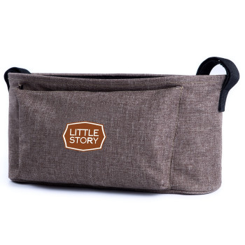 Little Story Bronx Stroller Organizer- Ivory
