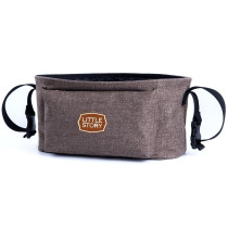 Little Story Bronx Stroller Organizer- Ivory
