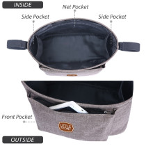 Little Story Bronx Stroller Organizer- Ivory