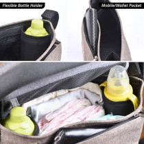 Little Story Bronx Stroller Organizer- Ivory