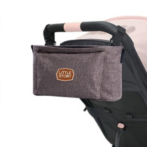 Little Story Bronx Stroller Organizer- Ivory