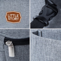 Little Story Stroller Organizer Travel Bag-Grey