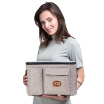 Little Story Stroller Organizer Travel Bag- Ivory