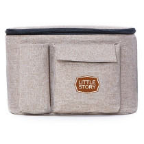 Little Story Stroller Organizer Travel Bag- Ivory