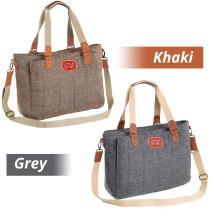 Little Story Bronx Diaper Bag - Grey