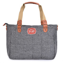 Little Story Bronx Diaper Bag - Grey