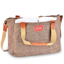 Little Story Bronx Diaper Bag - Khaki