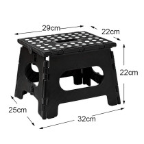Eazy Kids Foldable Step Stool-Black