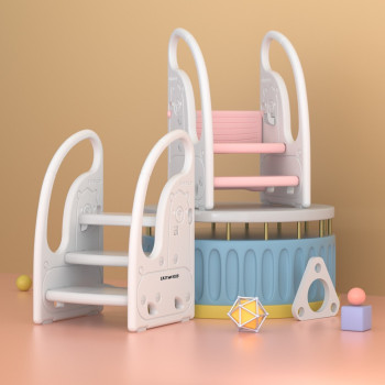 Eazy Kids 3 Step Stool-Grey