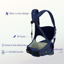 Sunveno Baby Carrier Flower-Blue