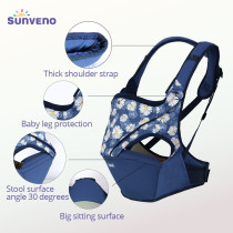 Sunveno Baby Carrier Flower-Blue